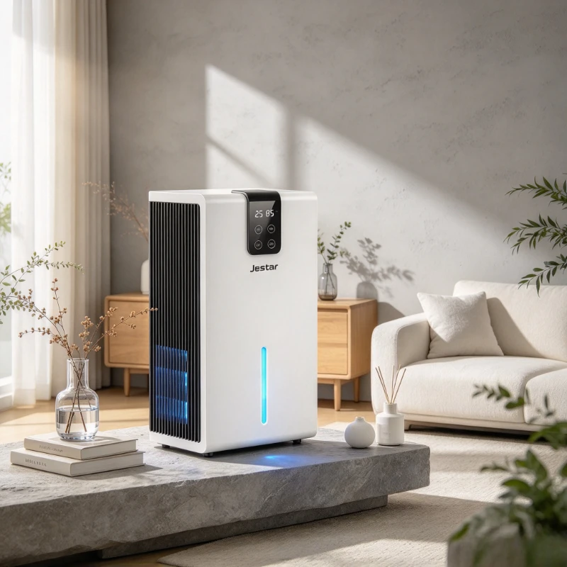 Dual Core Semiconductor Dehumidifier, Multi Condensation Moisture Extractor with Low Temperature Operation for Basement Factory