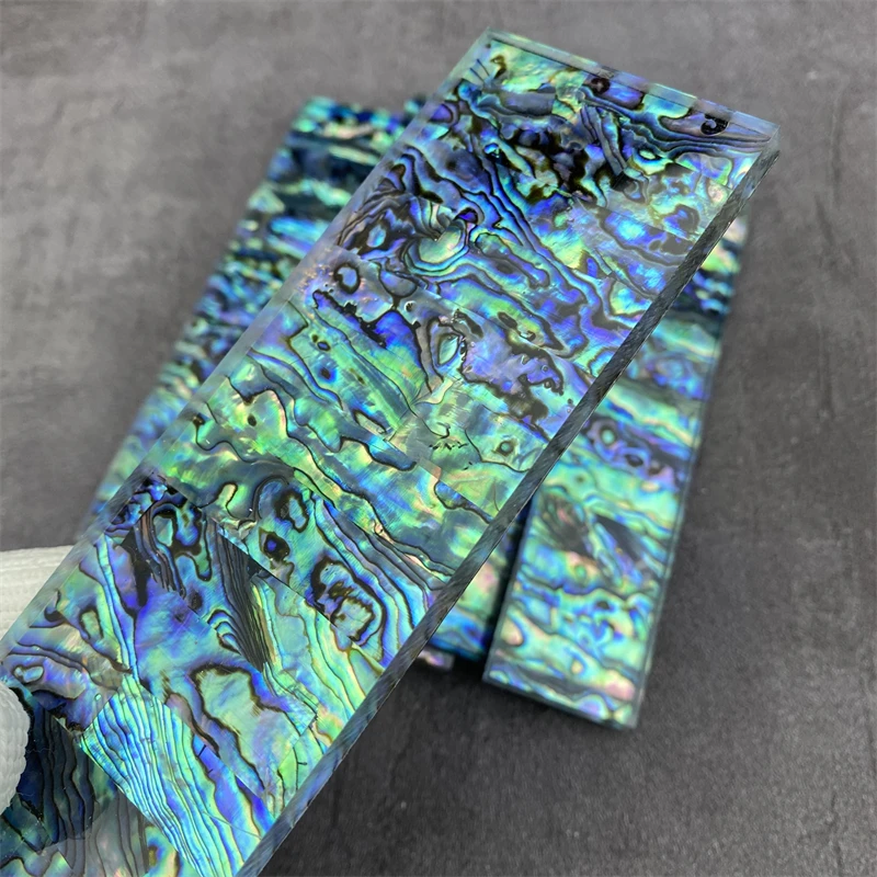 Natural New Zealand Abalone Shell Material Acrylic Composite Plates 4 Sizes DIY Handle Making Supplies