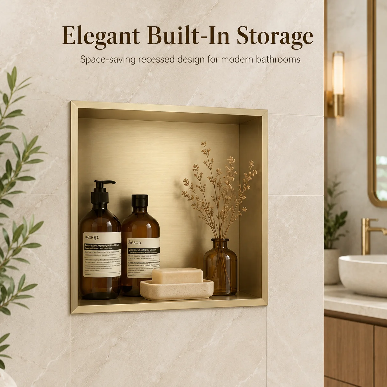 brushed-champagne-gold-stainless-steel-shower-niche-12x12x4-inch-no-tile-needed-bathroom-wall-shelf