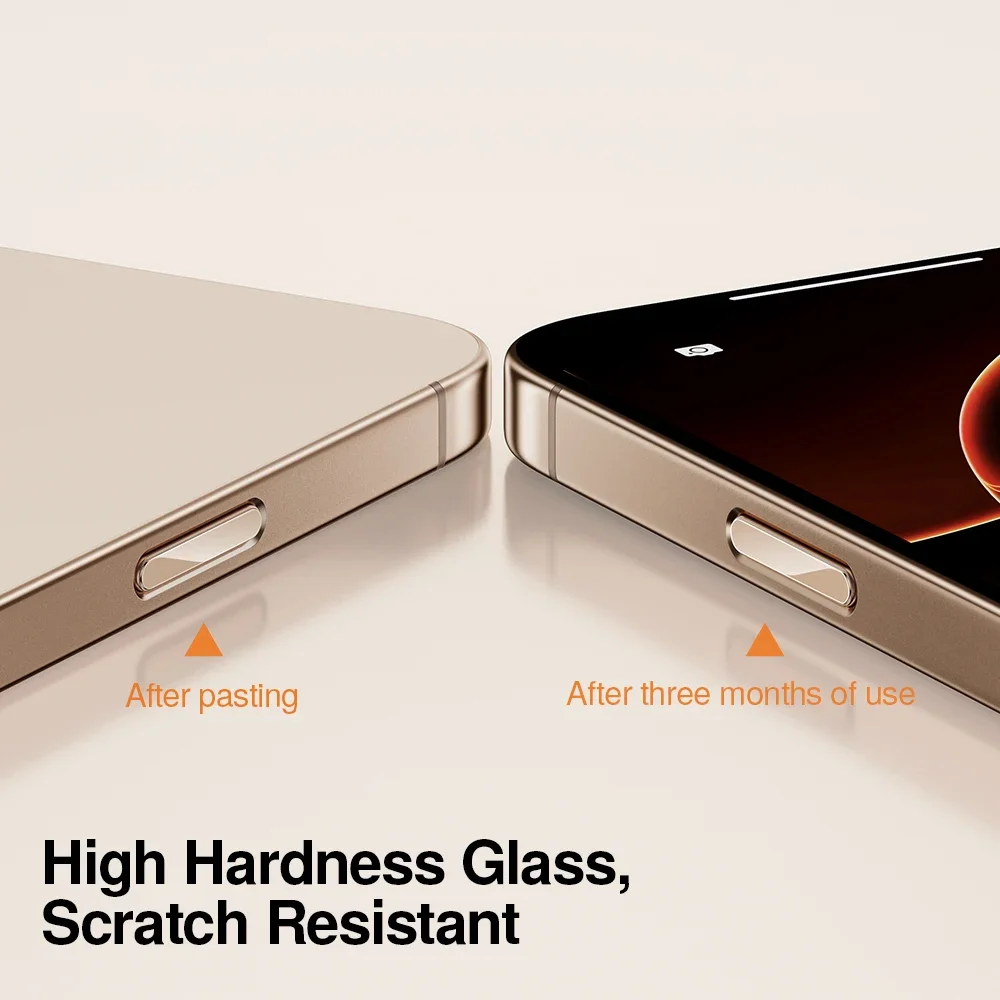 SmartDevil Camera Button Film for iPhone 16 Pro Max 16 Plus 16 Sensitive Side Key Sticker Anti-scratch