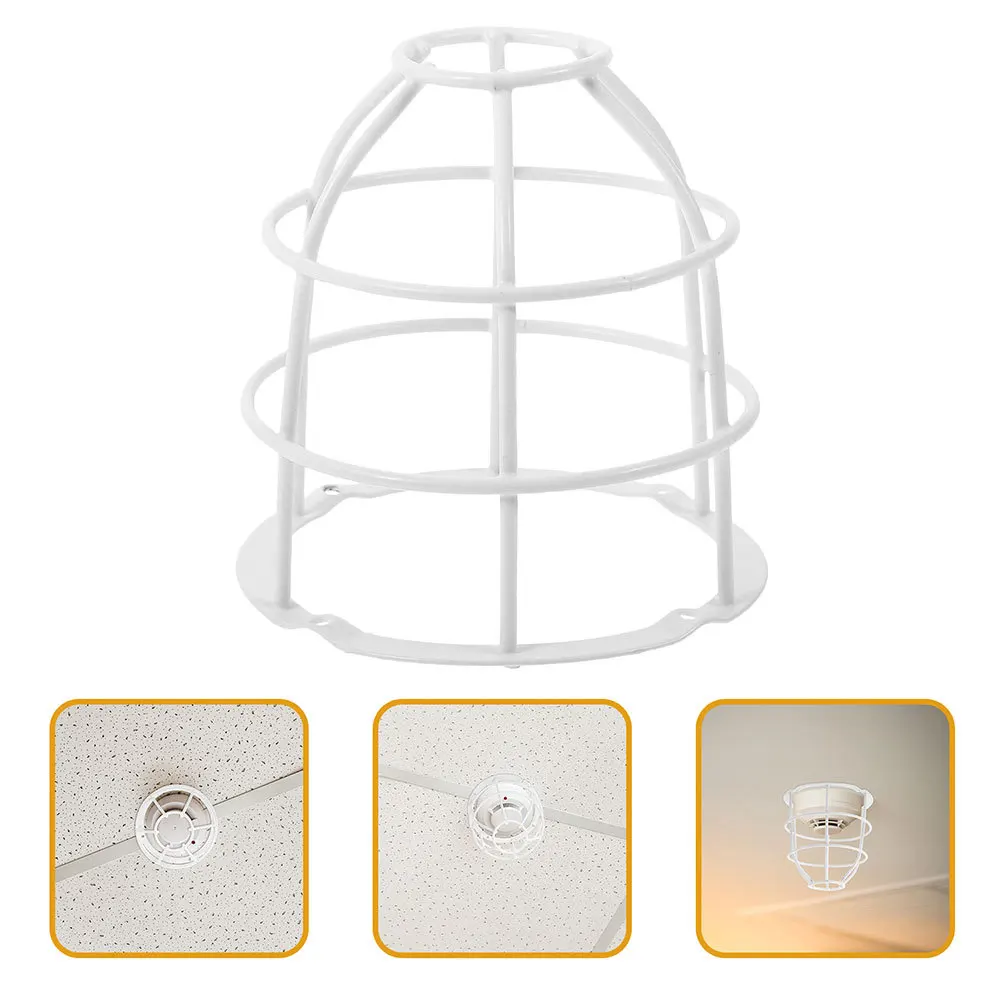 

2Pcs Explosion Proof Lampshade Frames Wire Robust Lamp Shade Frame for Industrial Home Signal Lighting Lamp Bulb Wire Frame