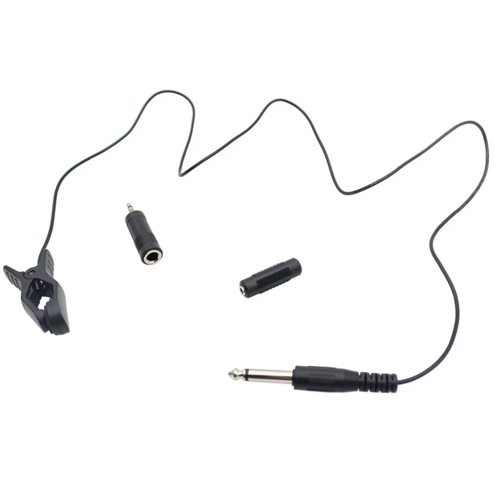 

1 set Pickup Clip For Acoustic Universal Instrument Microphone Durable Cable Anti-Interference Lightweight Design Guitar Pickup