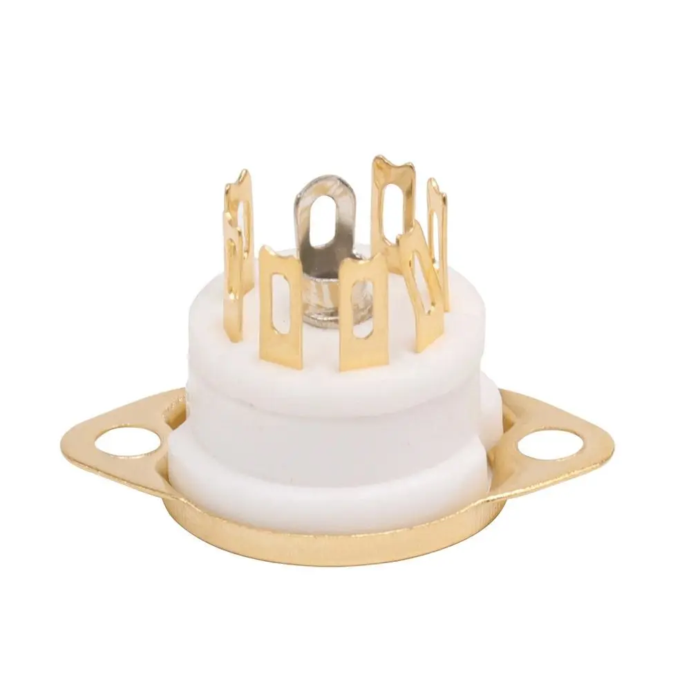 7Pin B7G Tube Socket GZC7-F GZC7-F-G DIY PCB Mount Tin-Plated Valve Base for EAA91 EC92 6X4 EZ90 6Z4 EF95 Audio Amplifier view 4
