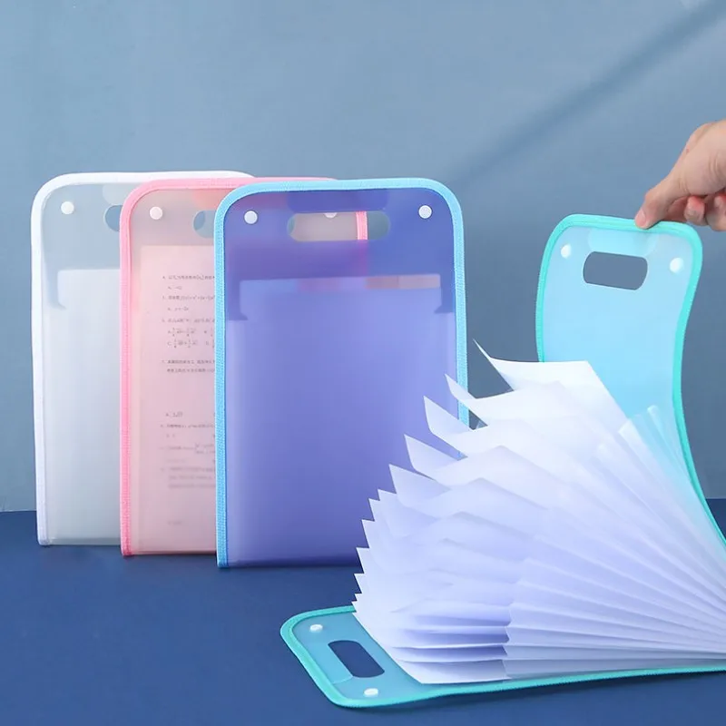 

A4 Semi-Transparent Vertical Piano Case For Storing Student Examination Papers, 13 Compartments, Portable Piano Bag