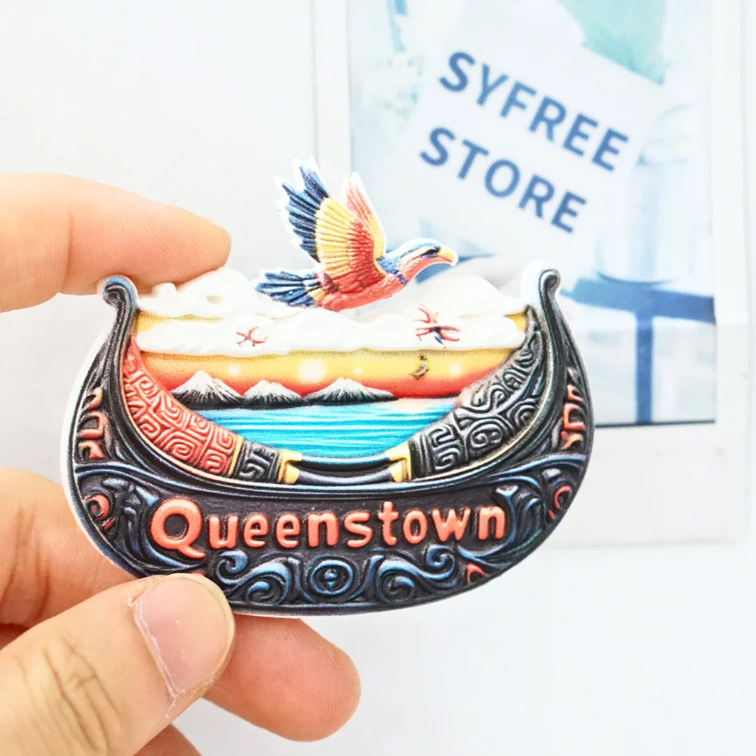 مغناطيس الثلاجة النيوزيلندية، مغناطيس الثلاجة كوينستاون، مغناطيس ديكور، ديكور المنزل، تذكار السفر