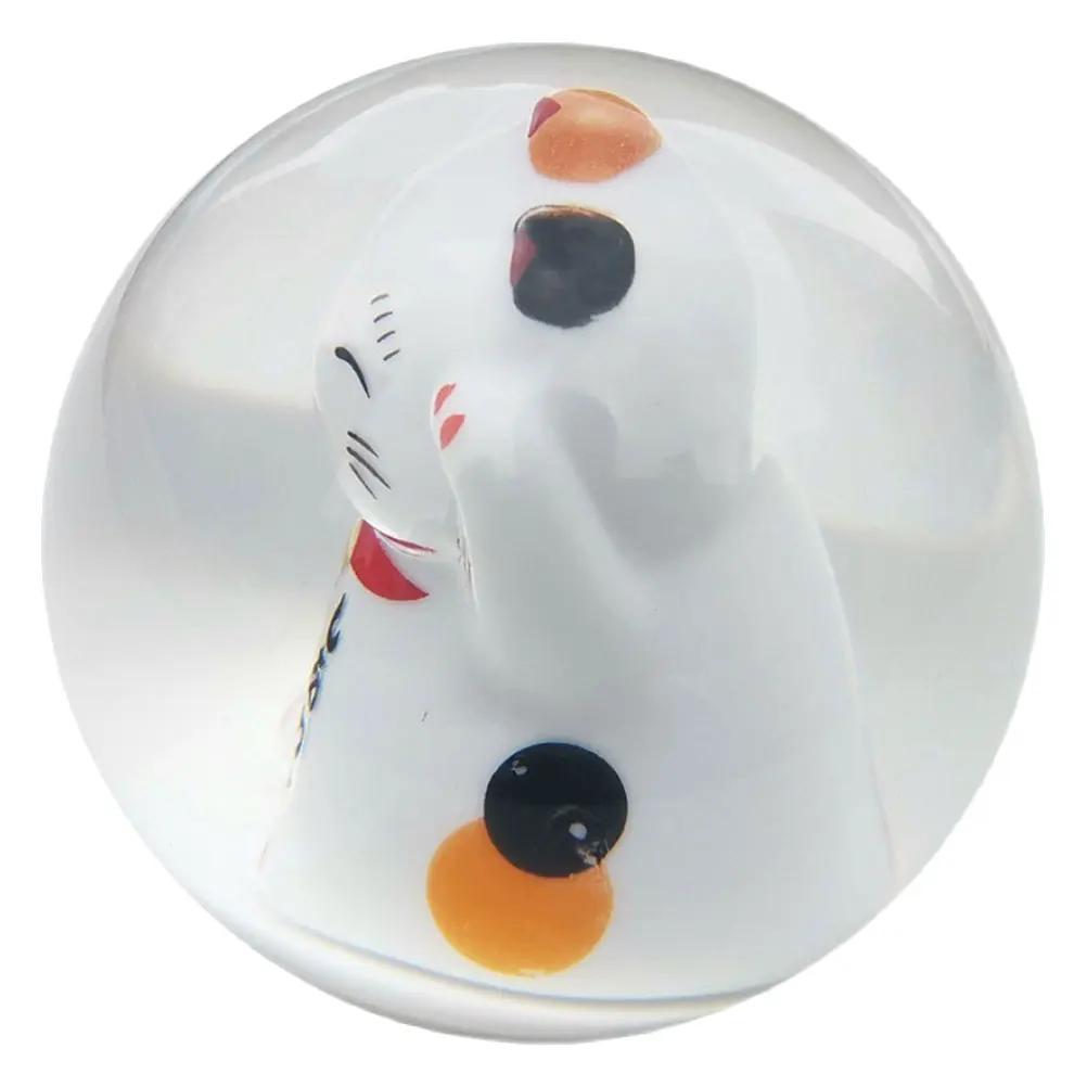

Lucky Cat Gear Shift Knob Unique Design Cat Head Stick Shift Manual Car Compatible Smooth Grip Durability Style