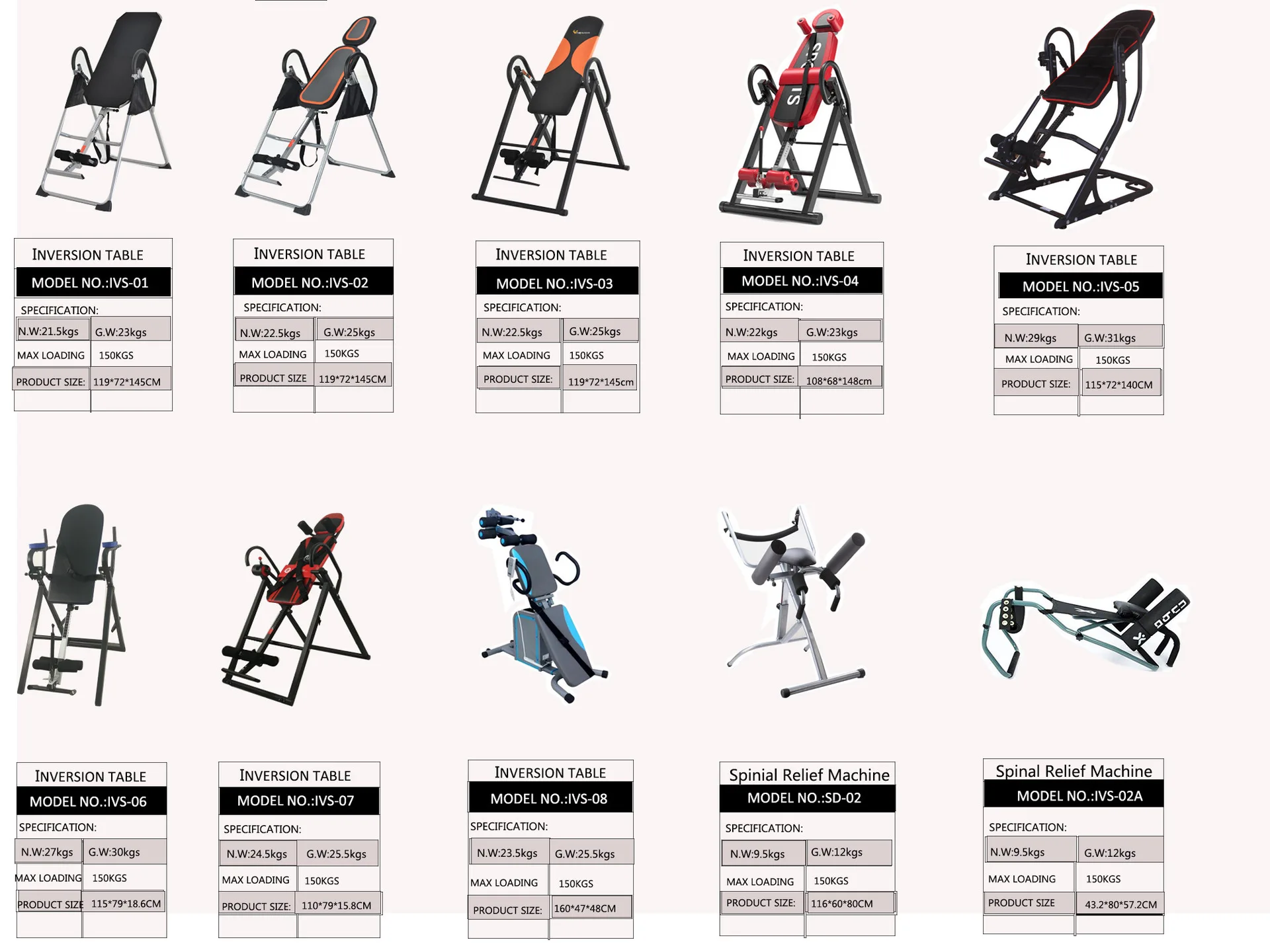 Inverted Table Wholesales Inversion Tables For Relieving Back Pain Tabla De Inversion Chair