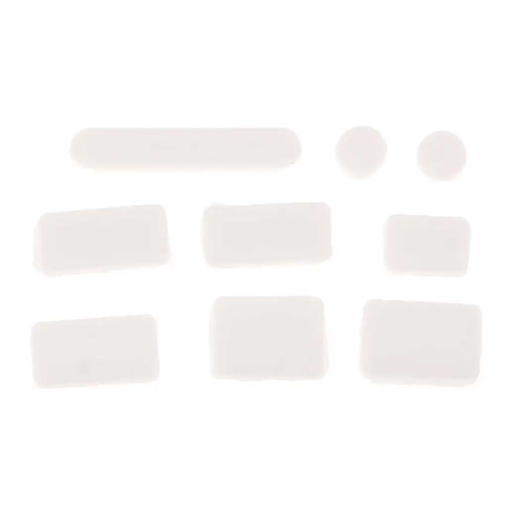 

9 профессиональных силиконовых заглушек для ноутбука, пылезащитных для