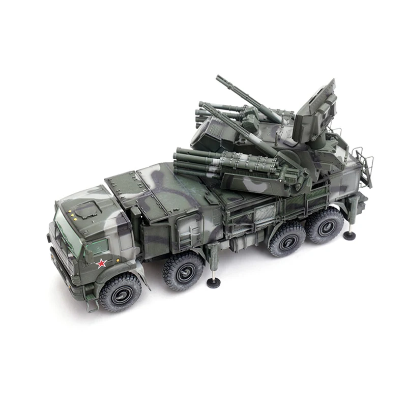 1/72 Scale PANTSIR-S1 Armored Vehicle Simulation Plastic Tank Model Static Display Collectible Souvenir Decoration Toy Gift