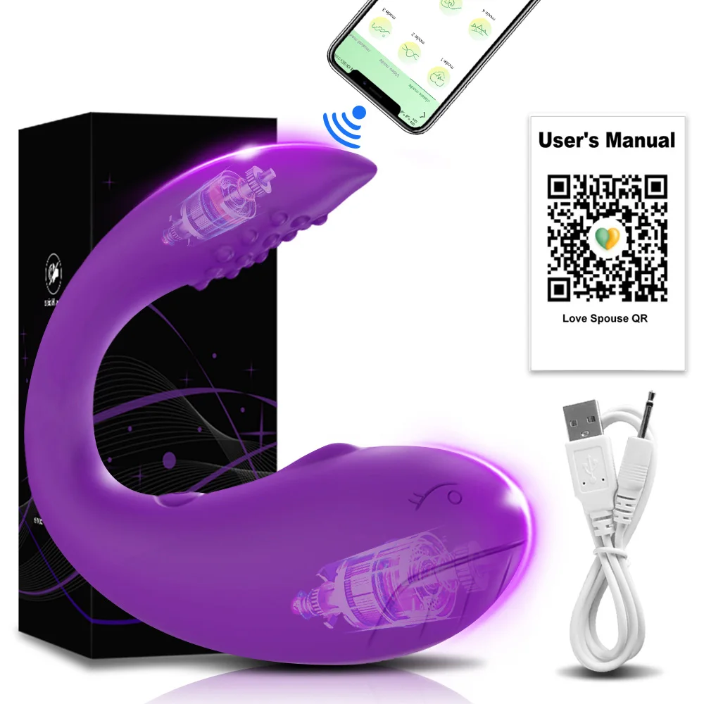 Vibrateur lapin bluetooth sans fil stimulateur clitoridien_voghion.com