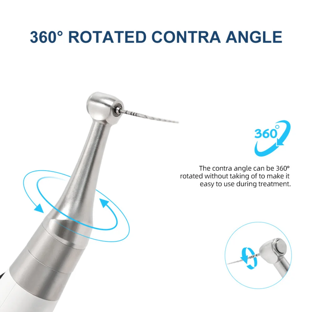 AG Apex Locator Endodontic Motor Machine Wireless 6:1 Brushless E Connect Root Canal Instrument with Files Selection Function