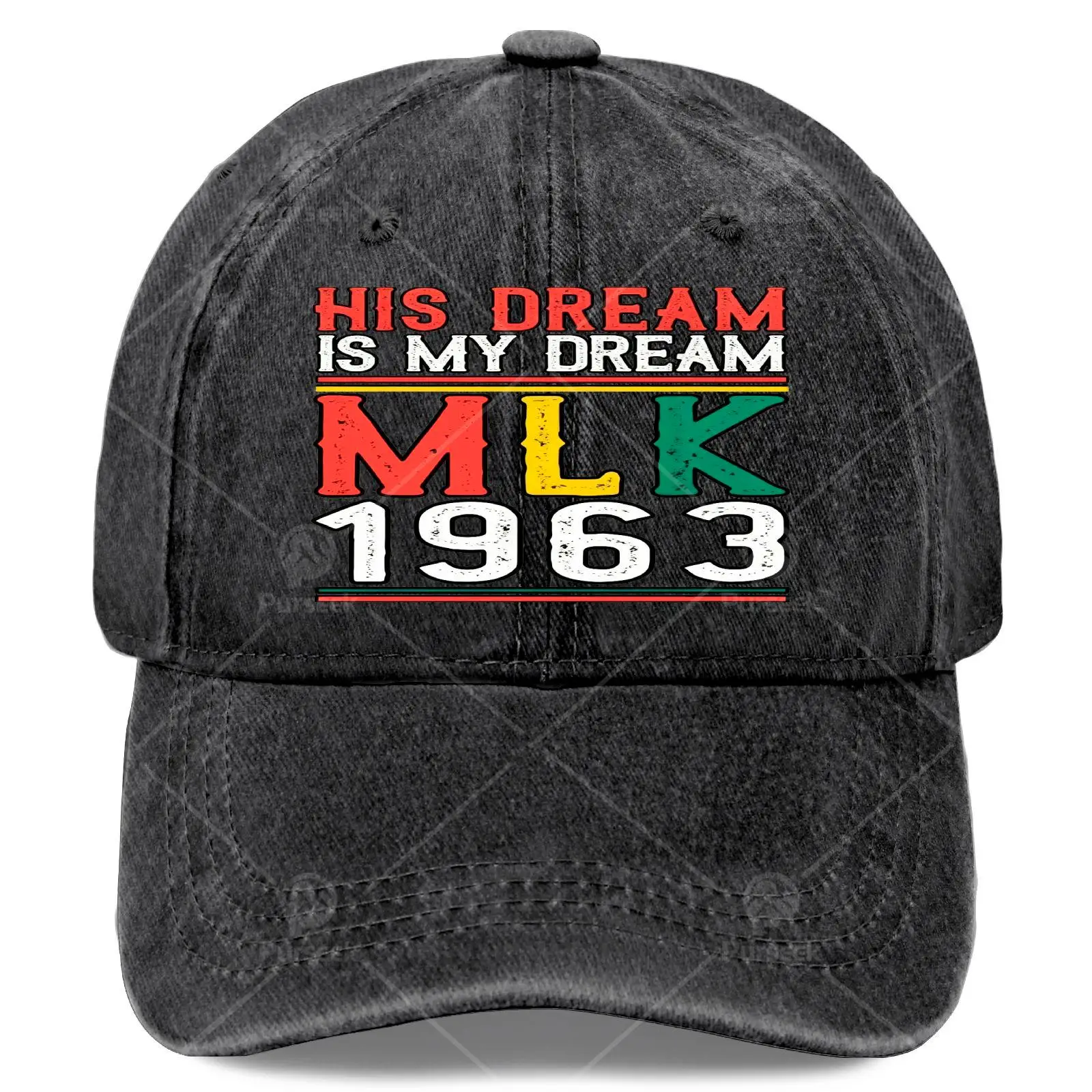 Son rêve est mon rêve MLK Day 1963 Black History Month Casquette de baseball unisexe Cool