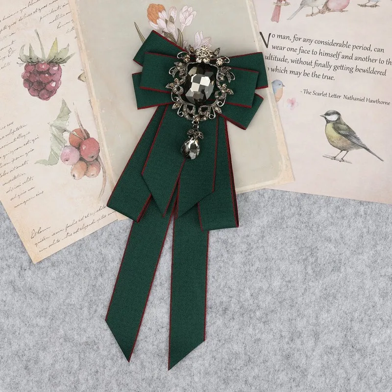 Hand Made Jungen Klassische Bowties Krawatte Band Strass Corsage Bowtie Krawatte Geschenke für Männer Hochzeit Formale Kleid Zubehör – Detail 17