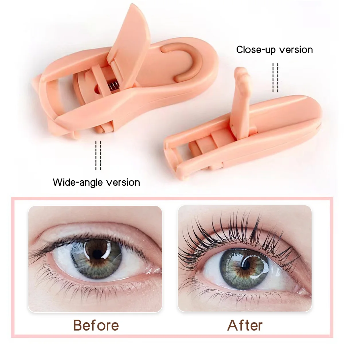 광각 부분 이중 효과 고양이 귀 모양 속눈썹 뷰러 부분 성형 전체 속눈썹 컬링 투인원 속눈썹 뷰러