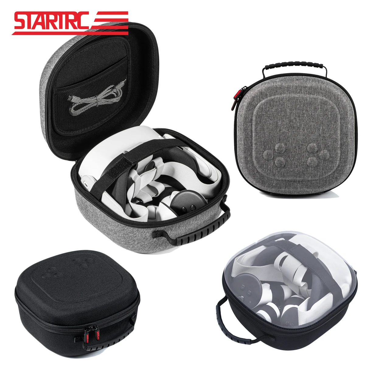 

STARTRC For Meta Quest 3S VR Glasses Storage Case Hard EVA Travel Carrying Box Portable Handbag For Meta Quest 3S VR Accessories