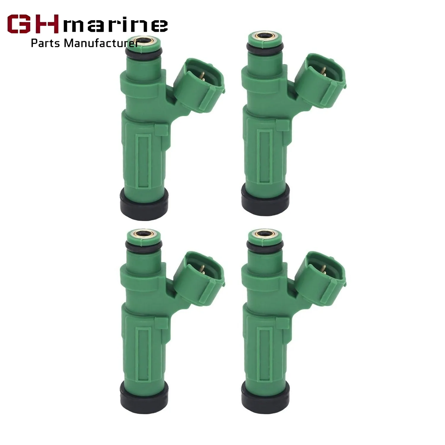 4Pcs Marine Fuel Injectors for Yamaha 4-Stroke V4 150 HP F150 LF150 Outboard 63P-13761-01