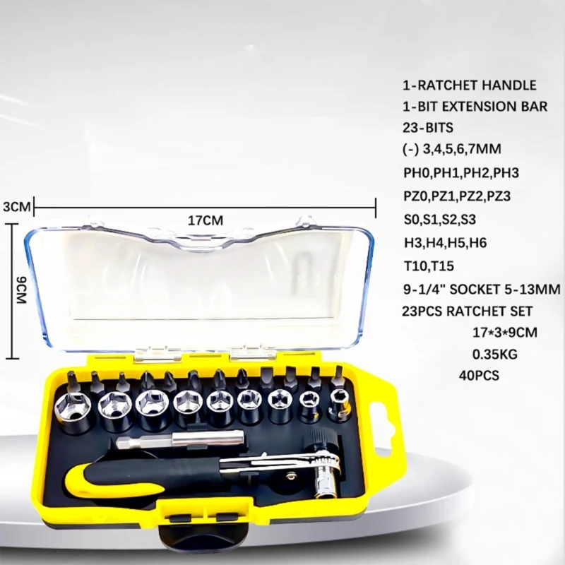 Ratchet Screwdriver Bit Set Screwdriver Electronics Dropship