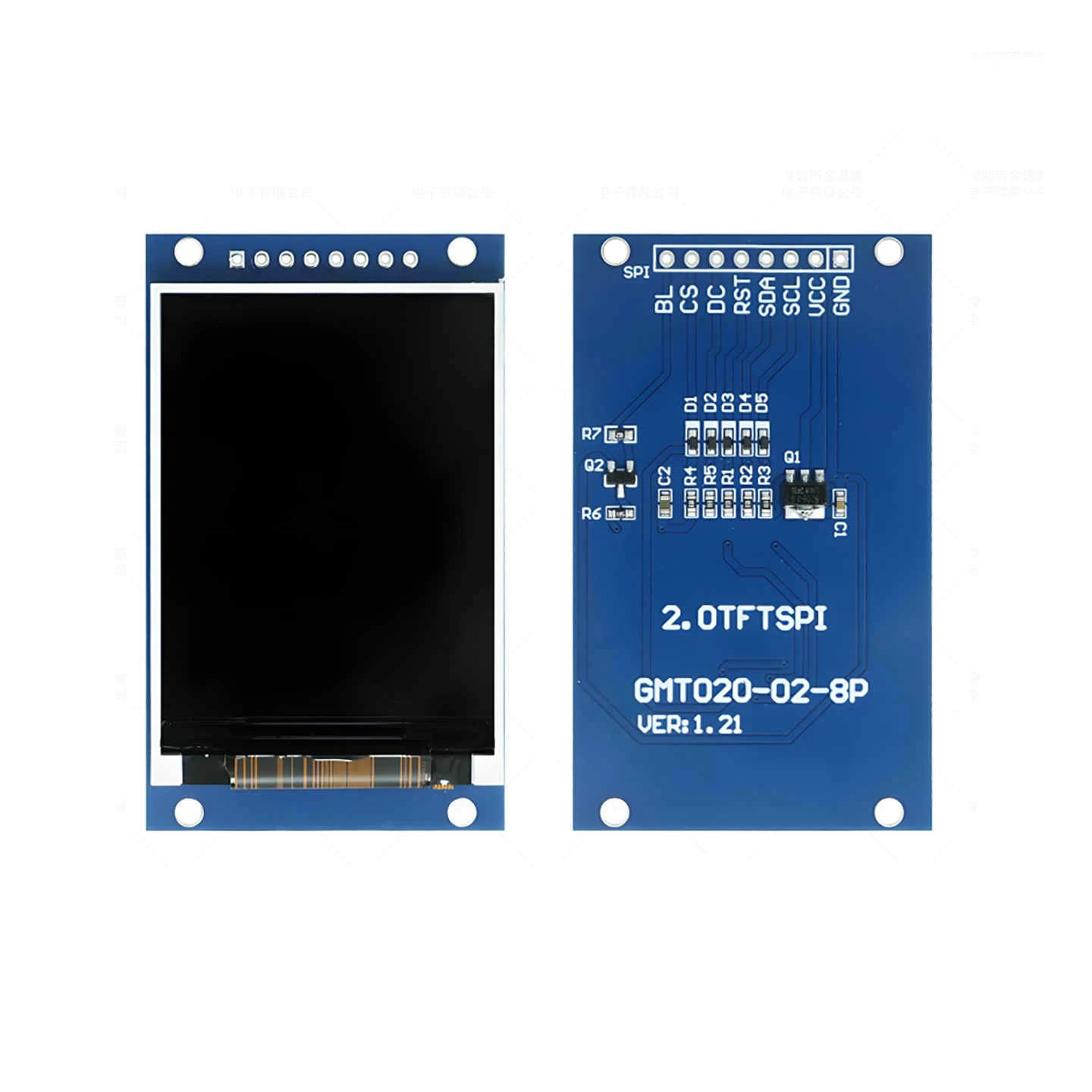 2.0-inch TFT LCD screen ST7789 small screen 240x320 display LCD color screen SPI module