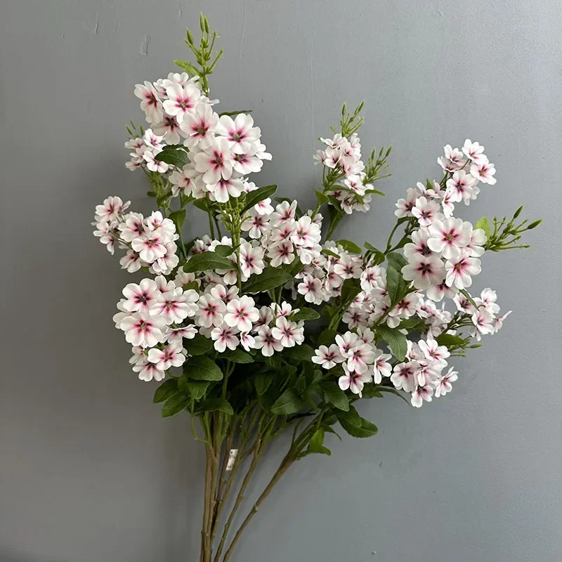 92cm Simulation Flowers Silk Fragrance Snowball Branches Restaurant Decorative Artificial Snowflake Table Decoration Flower