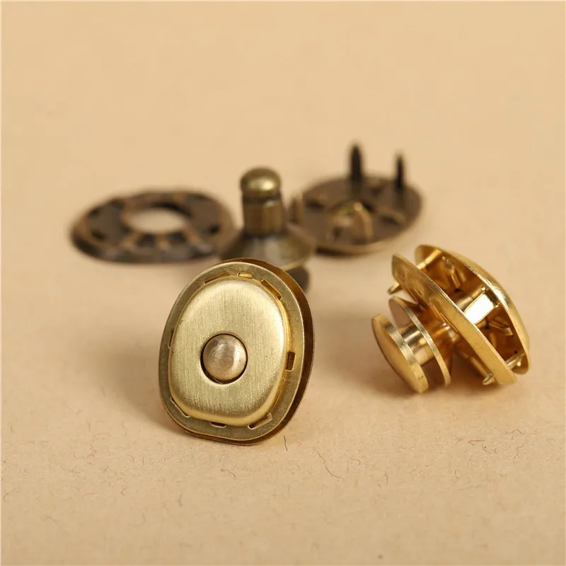 Metal Clasp Lock for DIY Handbag, Craft Bag, Purse Buckle, Hardware Tool, Leather Accessories, 5Pcs