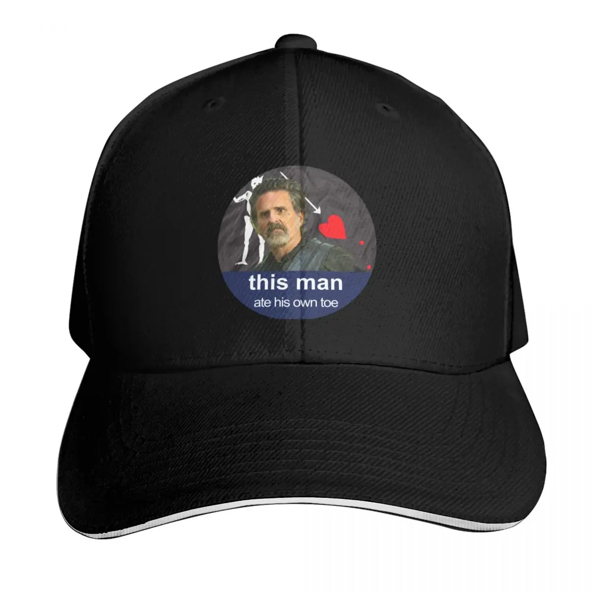 

Izzy Hands Ate His Own Toe Baseball Cap Streetwear hard hat Rugby funny hat Woman Hats Men's