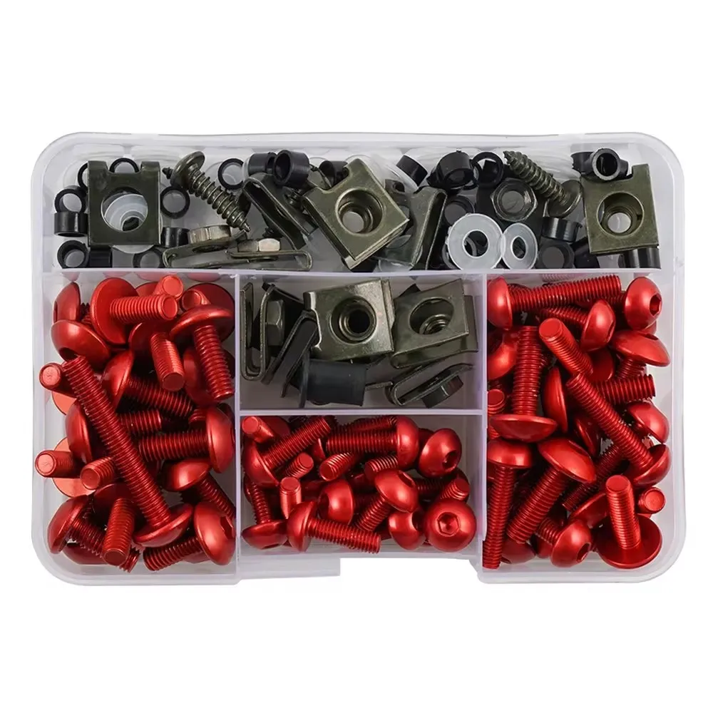 177PCS CNC Screws Nut For Honda CBR600RR CBR650R CBR500R CBR1000RR CBR 650R 600 F4i 600RR CBR650F CBR250RR F2 Fairing Bolts Kit