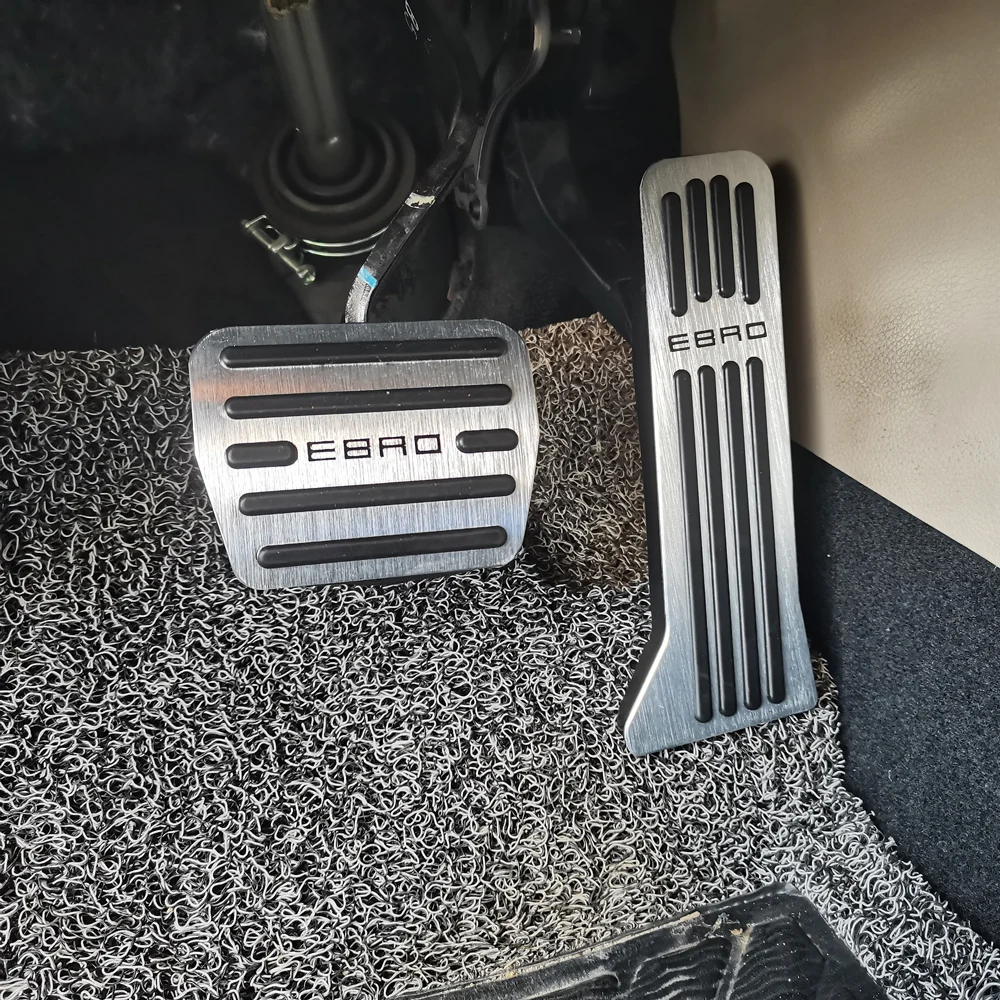 For EBRO S700 PHEV 2025 2026 Accessories Car Aluminum Alloy  Pedal Accelerator Cover Brake Anti Skid Foot Pad Auto Styling