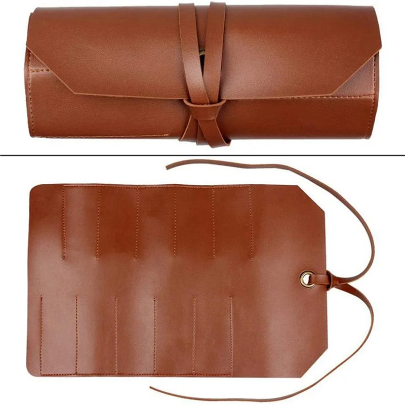 ABXF-2X 가죽 도구 롤, 가죽 도구 키트 보관 가방, 다기능 가죽 키트 가방 자전거 수리 도구 키트 가방