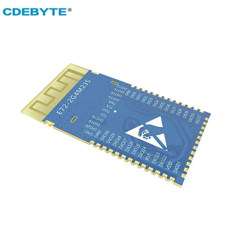 Cc2630 zigbee modul cdebyte 2,4 ghz 23dbm smd transceiver 2,4g sender empfänger ipx pcb antenne cc2630 240mhz E72-2G4M23S1A