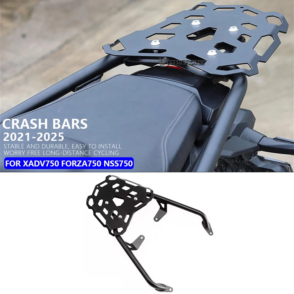 

For HONDA XADV750 FORZA750 NSS750 2021-2025 Motorcycle Accessories Rear Carrier Luggage Rack Holder Saddlebag Cargo Shelf