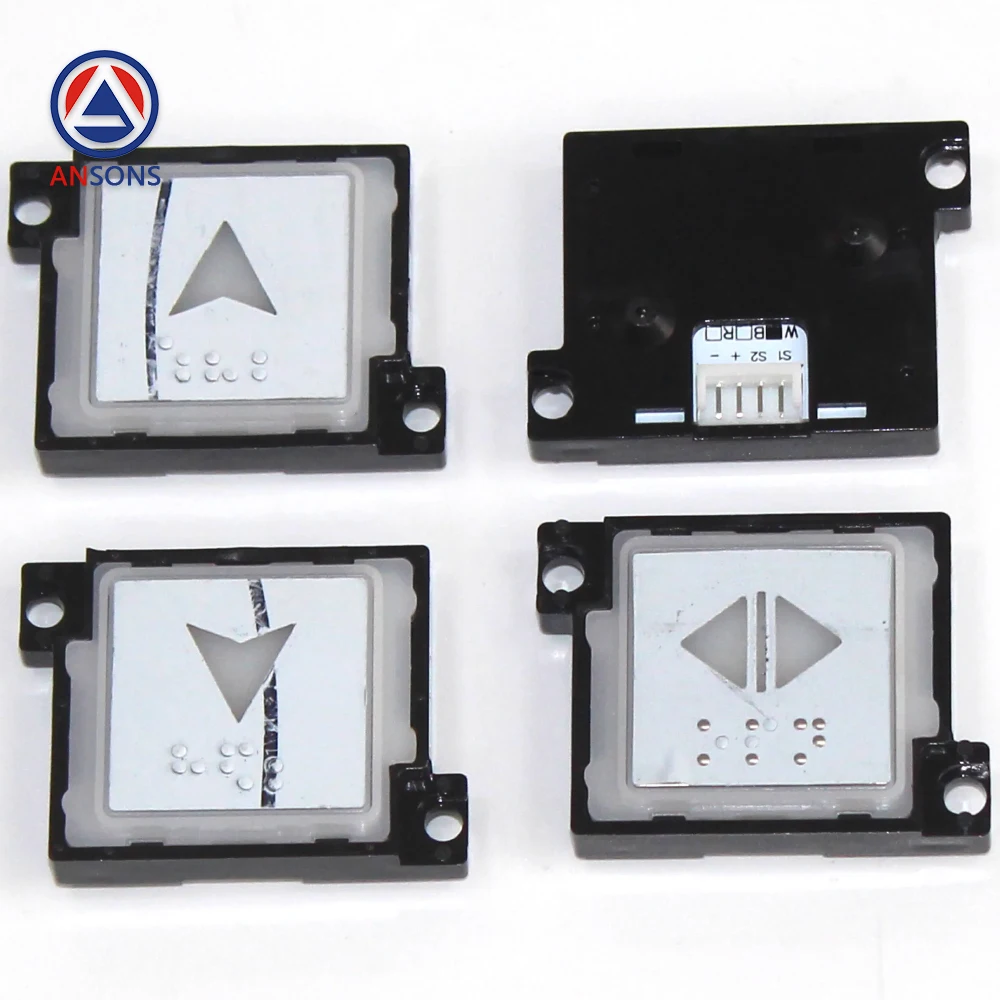 NL-S34E FY-S34 XIZI Elevator Button Square Round White Light Braille Push Buttons Ansons Elevator Spare Parts