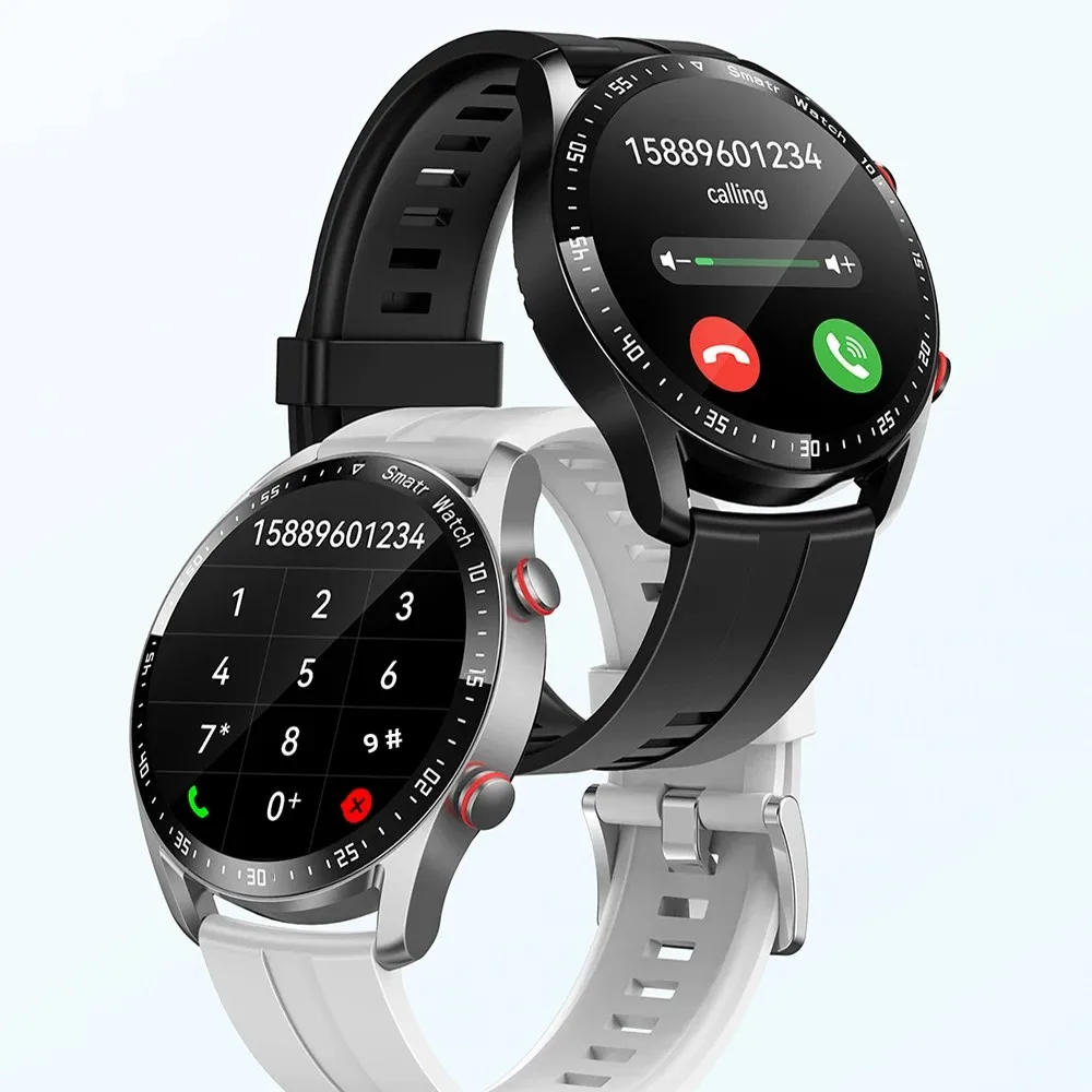 Jam Tangan Pintar Pria Mewah Baru Jam Kebugaran Jam Tangan Olahraga Tahan Air Jam Tangan Pintar Panggilan AI BT untuk Wanita Android Xiaomi Huawei 2025