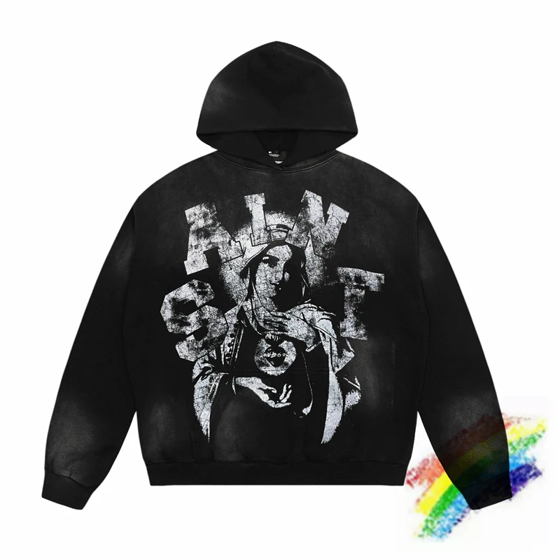 

2024fw Saint Tears Hoodie Men Women Streetwear Unisex Pullovers