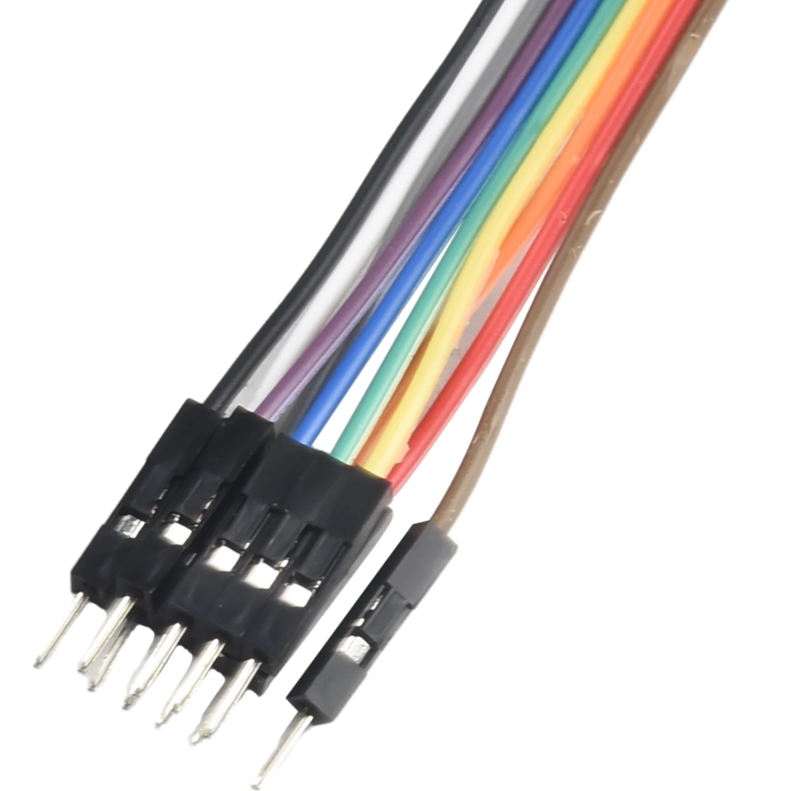Imagem -02 - Logic Analyzer Cabo Test Lead Hook Clamp 5color Probe Testing Equipamento Elétrico Alta Eficiência 20cm 10 Pins