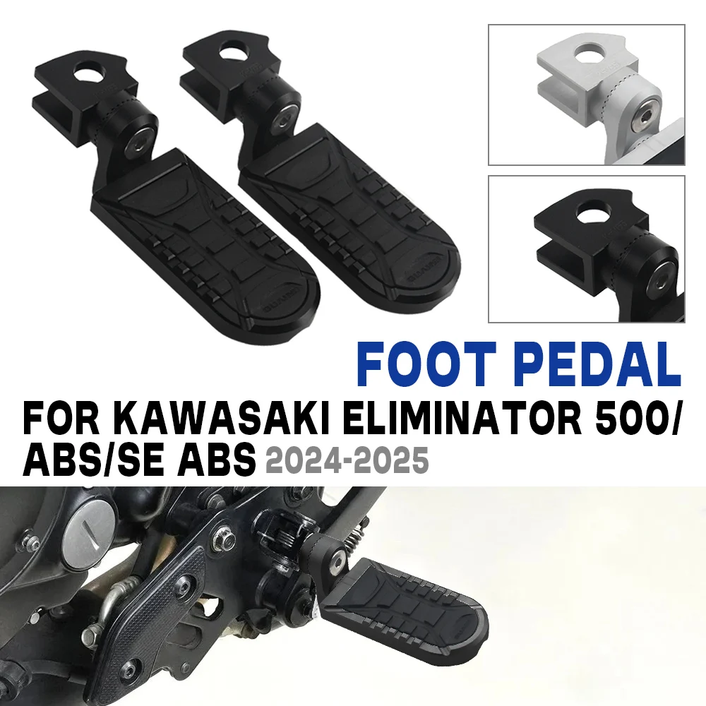 

Новые регулируемые удлиненные опускающие подножки для водителя для Kawasaki Eliminator 500 Abs 500 SE ABS, подножки для мотоцикла, подставки для ног, педали