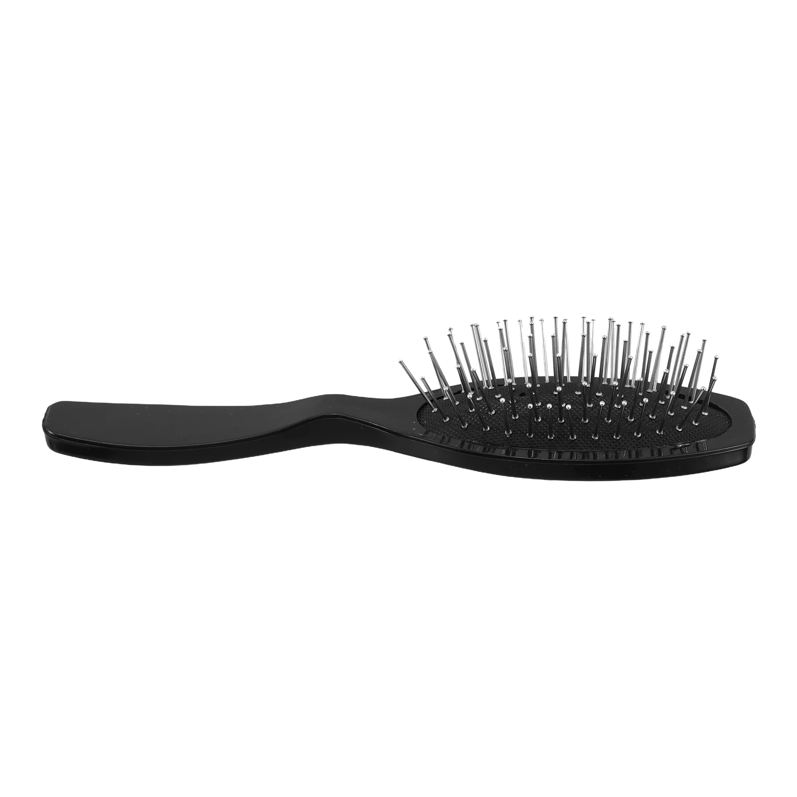 

Steel Bristle Brush Anti-Static Detangling Comb Durable Maintenance Tool For Synthetic Natural Curly Straight Wigs Round
