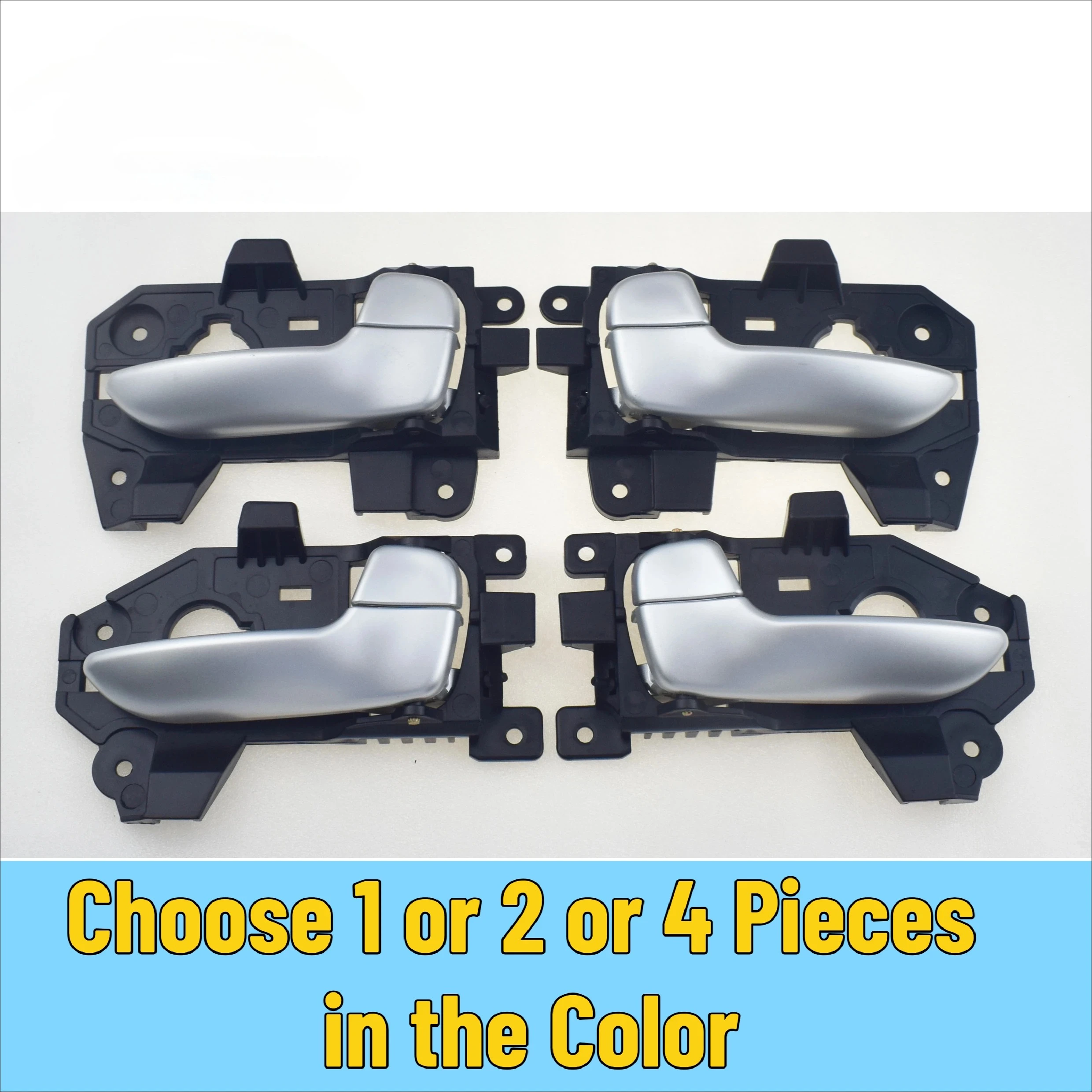 

1/4 Pcs Silver Inside Interior Door Handle Front or Rear Left or Right For Kia Carens Rondo 2013 2014 2015 2016