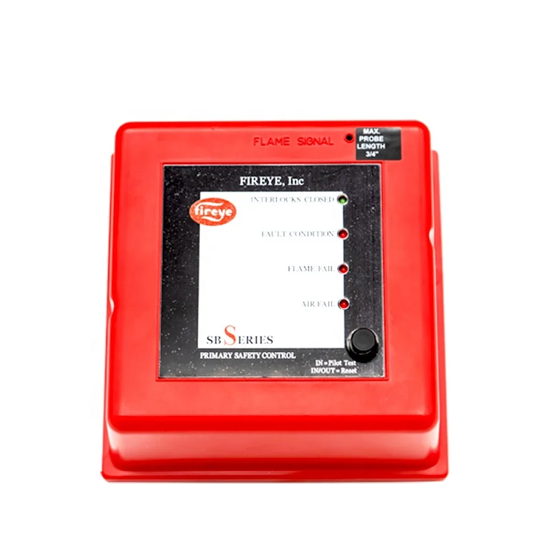 

Fireye SB5602 560322AA Series New INTERLOCKS Closed Flame Burner Controller Box Red for