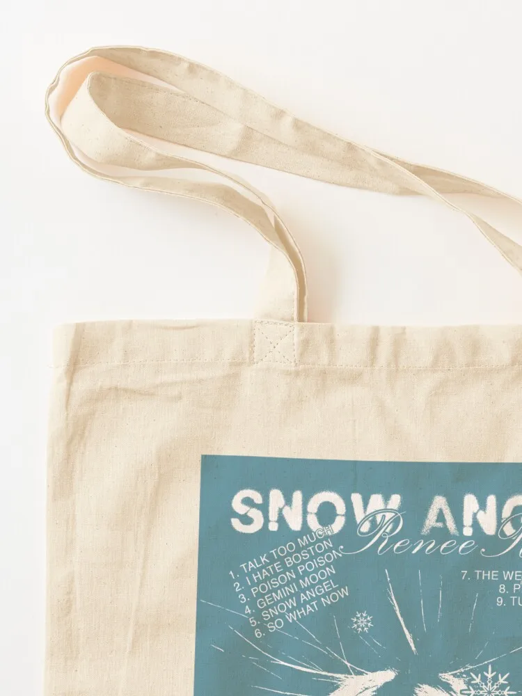 Snow Angel poster Tote Bag Large bags for women custom fabric bag tote bag sac pour femme