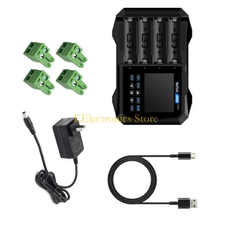 B03C Battery Analyzers 4 Slot Featuring Internal Resistance Test Capacity Measurement
