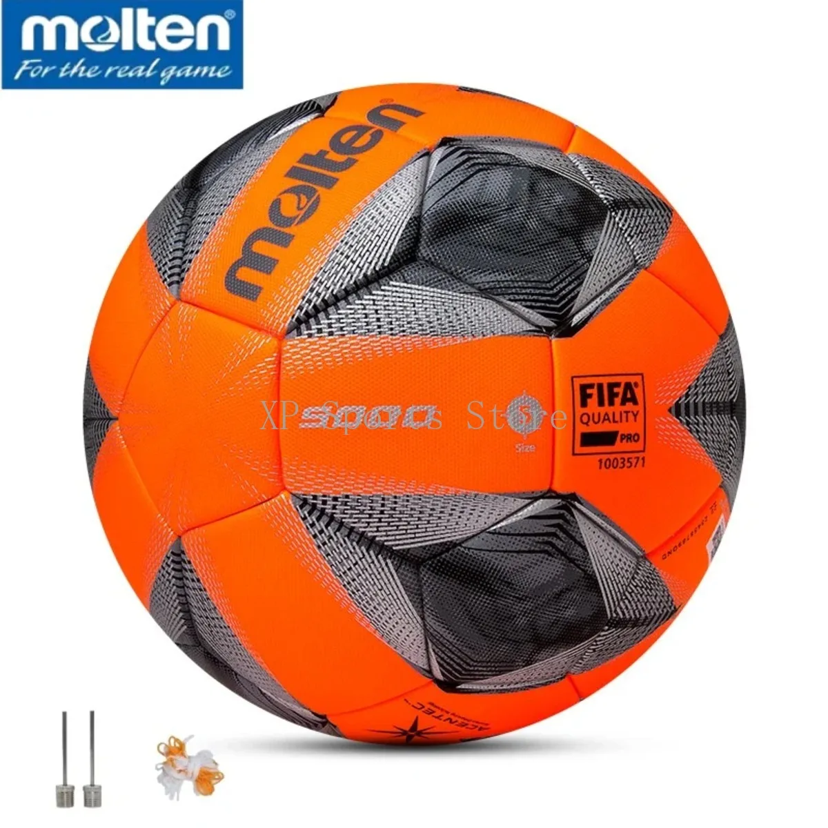 Molten F5A5000 Size 5 Soccer Ball - Wear Resistant Pro Football, Original Quality,Euro 2024 Inspired, Ideal for Training&Matches