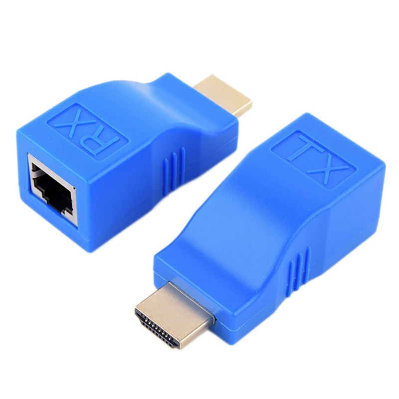 Лидер продаж, удлинитель 1080P RJ45 портов, удлинитель сети LAN до 30 м по категории 5e/6 UTP LAN Ethernet-кабель для HDTV HDP