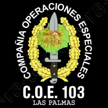 Spanish Legion COE 103 Las Palmas Mod 2 Special Operations Emblem T-Shirt. Summer Cotton O-neck Men\'s Short Sleeve T-Shirt New