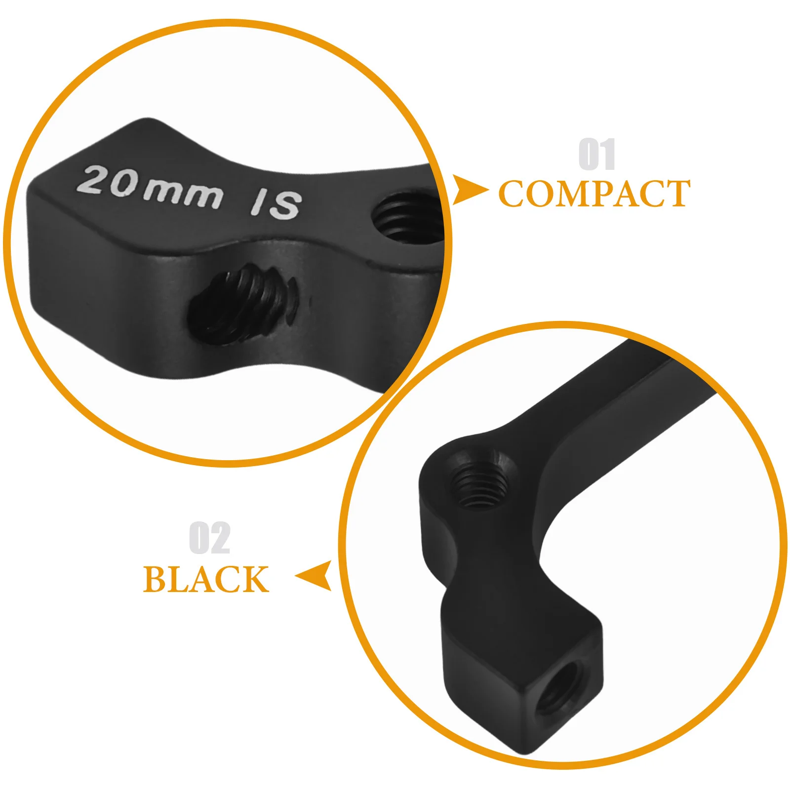 

Alloy Bike Disc Brake Adapter Durable Stable Structure Brake Converter Conversion Kit for Road Bikes Bike Supply