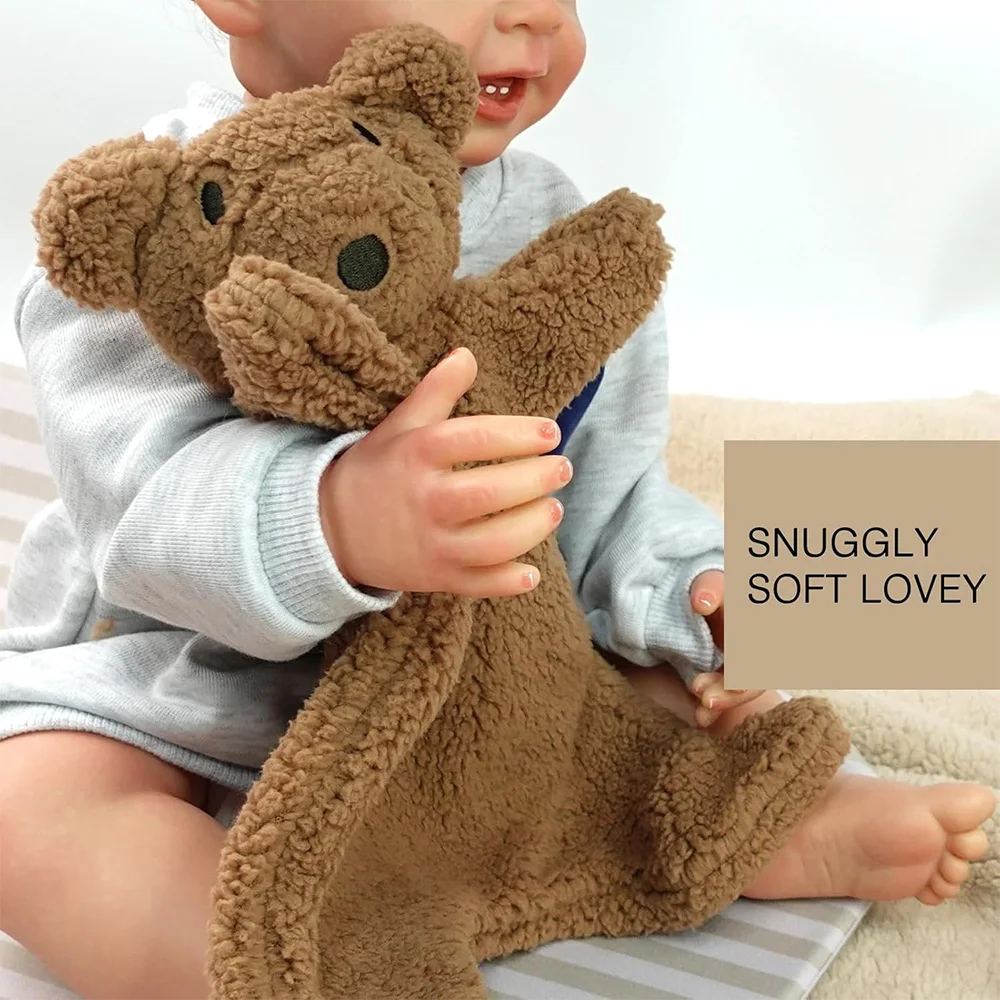 1PCS Soft Cotton Baby Comfort Towel Blanket Newborn Sleeping Dolls Kids Fashion Sleep Toy Soothe Appease Bibs
