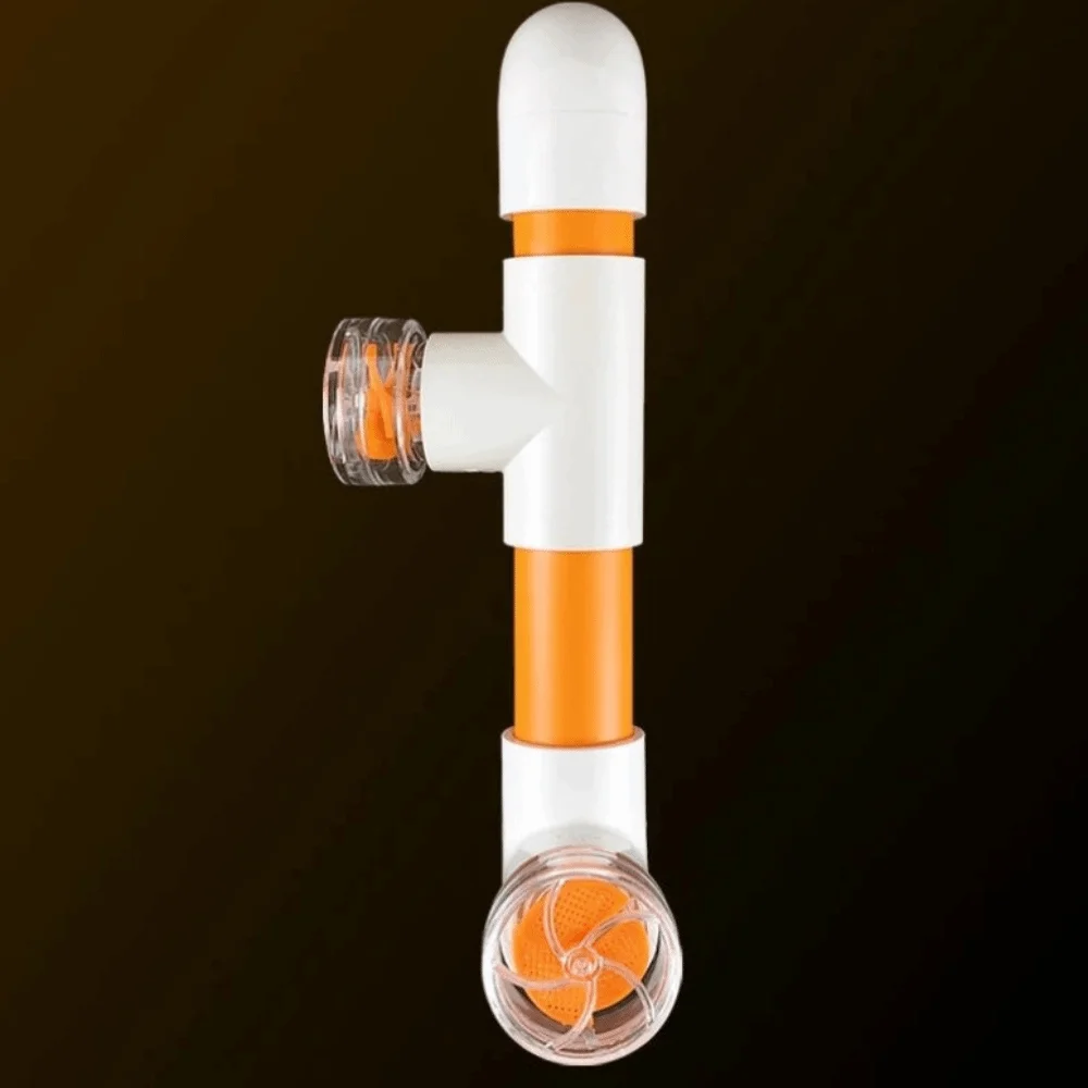 Low Water Noise Plastic Wave Maker Nozzle Orange 360° Rotatable Return Flow Connector DIY Tank Mod Accessory Marine Reef Tank