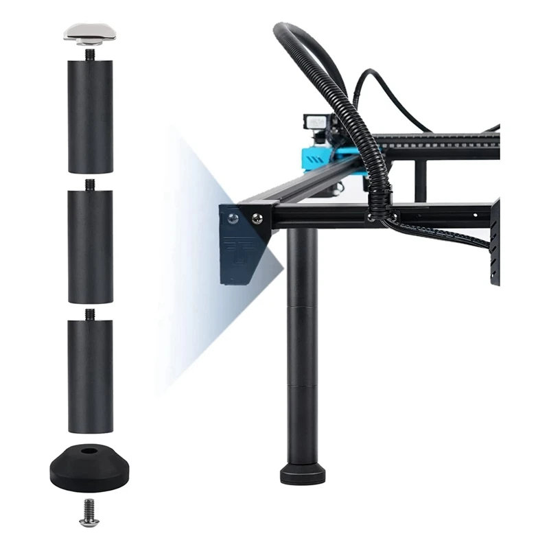 Engraver Riser Extended Legs Increase Height Up To 160Mm, Suitable For Working With Rotary Roller