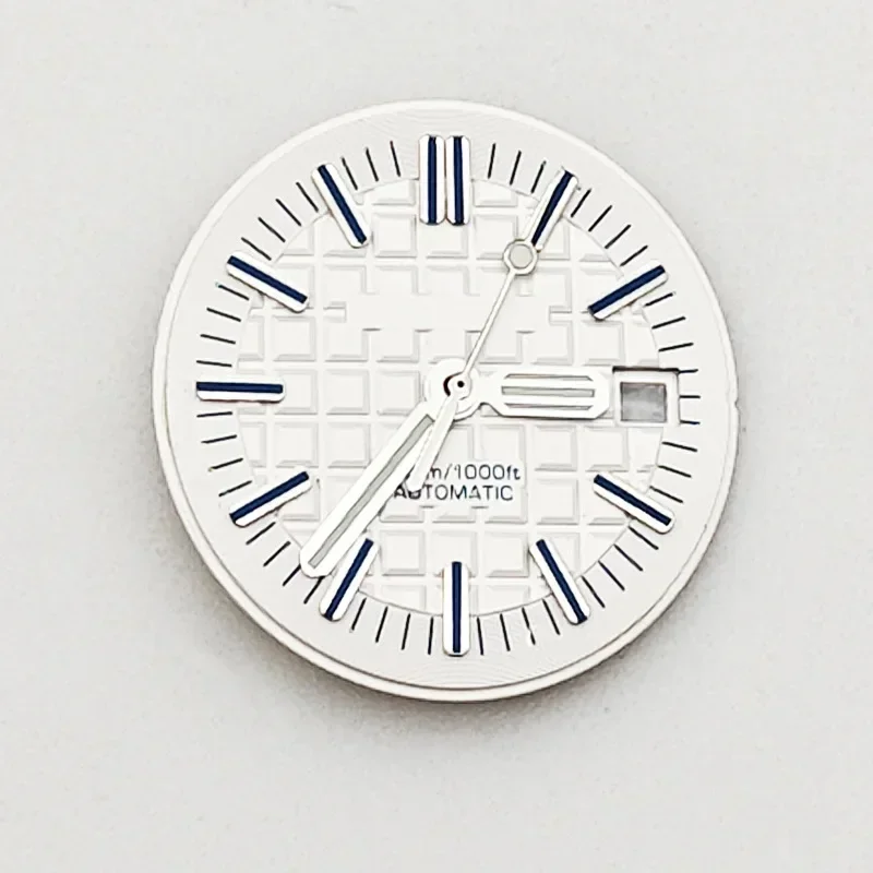 Cadran Shoous à bande argentée pour montre, mouvement mécanique, accessoires de remise en état, vert, applicable ata yota, 8215, 3804, 2813, 30mm