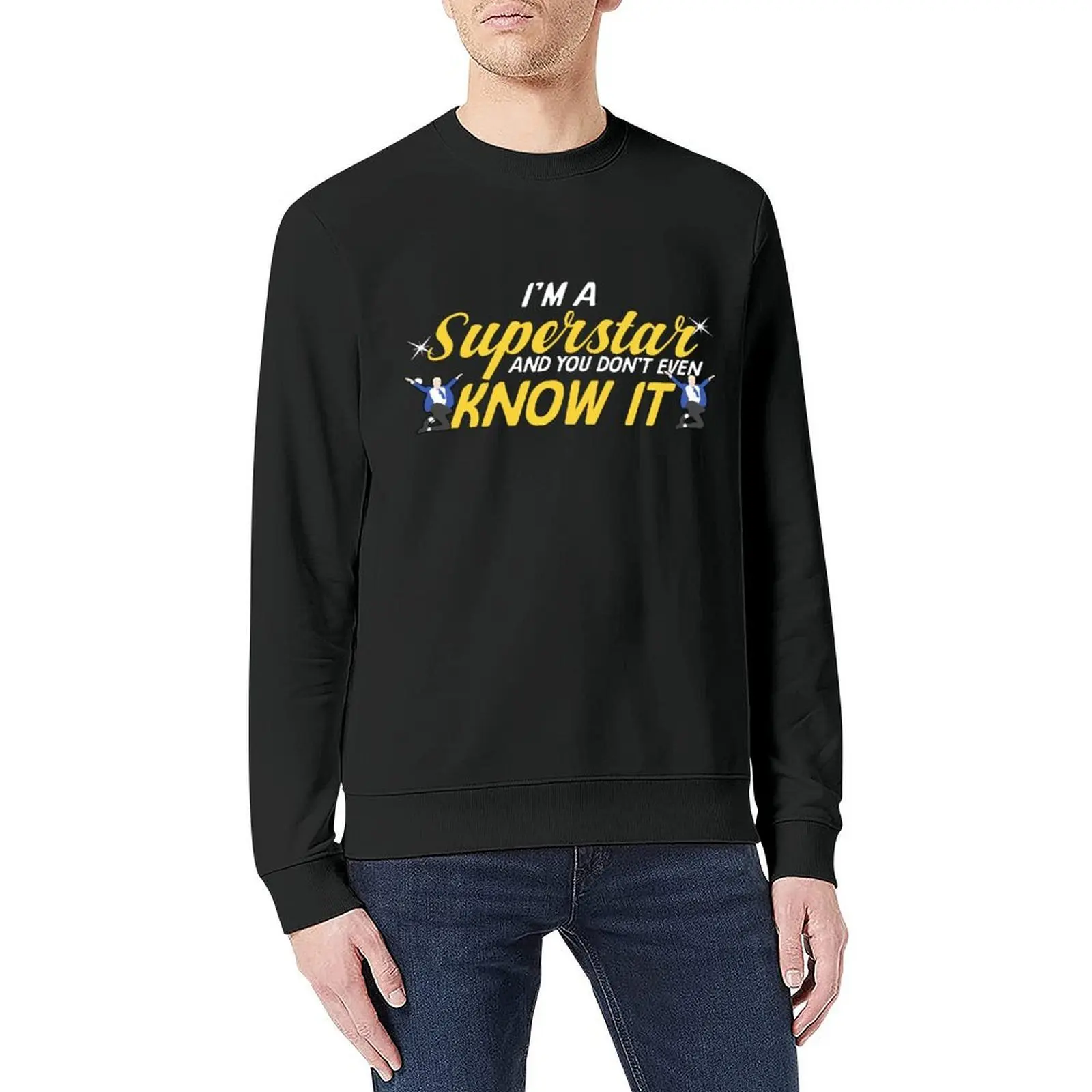 أنا نجم خارقة. الجميع يتحدث عن جيمي. بلوزة صوفية على الطراز الياباني سويت شيرت بقلنسوة للرجال