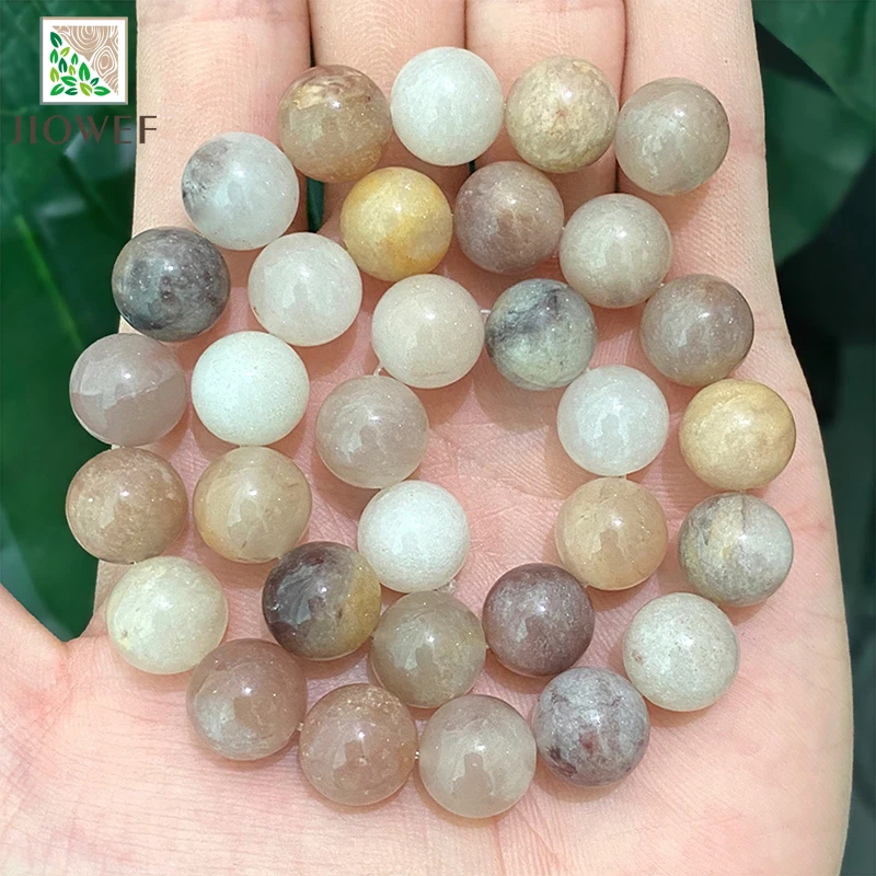 

15'' Inch Natural Stone Violet Jaspers Spacer Round Loose 4/6/8/10/12MM Beads for Jewelry Making DIY Fashion Bracelet Earrings